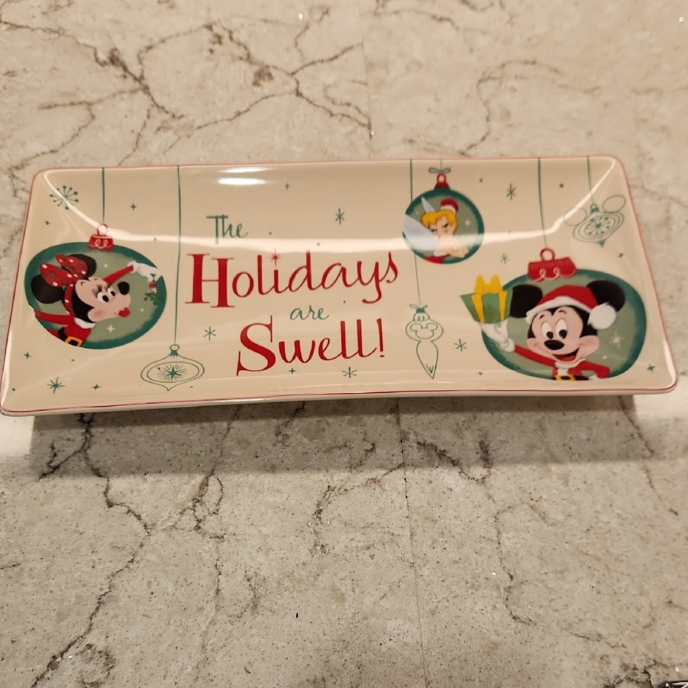 Holiday Themed Ceramic Tray